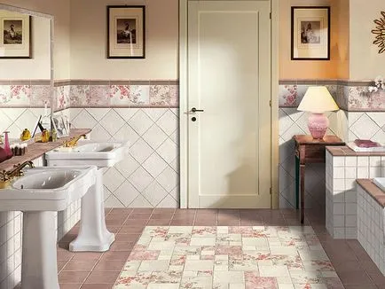 Padlólapok a fürdőszobában járólap és csempe, hogyan kell választani kerámia
