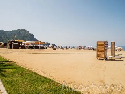 Plage Cleopatra în Alanya în Turcia