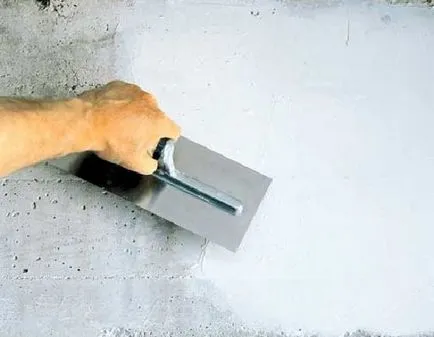 Боядисване бетонна настилка по своя собствена