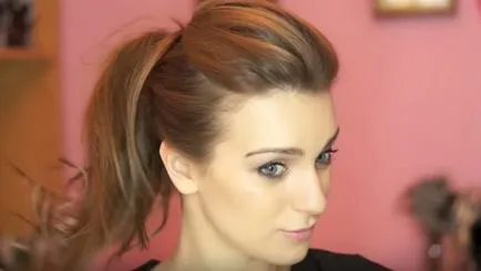 Hairstyle „coada de cal de mare lână cu„fotografie pe cont propriu pentru a face un stil la modă