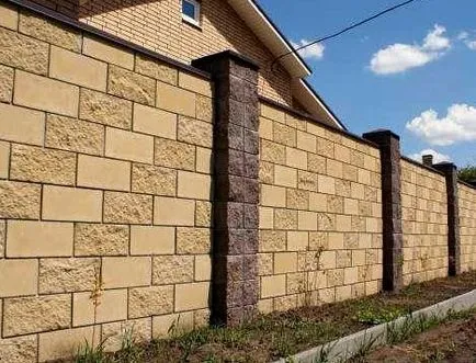 Как да си направим ограда от бетонни блокове с ръцете си стъпка по стъпка ръководство