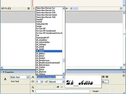 Műveletek szöveggel Macromedia Flash MX 2004 szakmai Computerpress