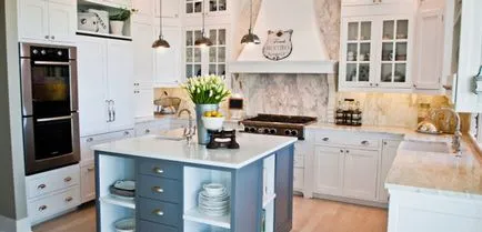 Reparatii, proiectarea și decorarea bucătărie cu mâinile 800 de fotografii de interior