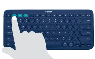 hogy hozzanak létre egy univerzális billentyűzet útmutató logitech Bluetooth® sokeszközös billentyűzet K380