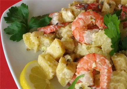 Картофена салата с морски дарове - разнообразие от прости ястия