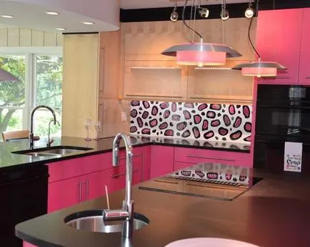Pink Кухненски 30 снимки примери за съвместимост на цветовете