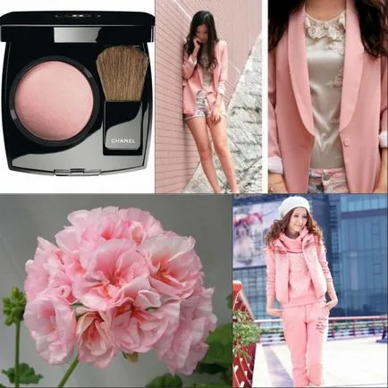 Pink színű ruhák - kombinálva más színek, fotók