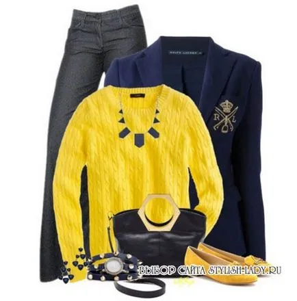 От какво да облека жълтата фланелка, жълто яке, жълто яке, жълто поло