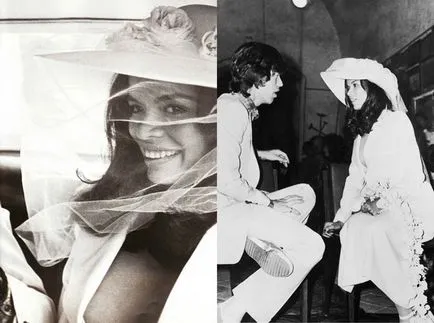 Tuxedo pentru mireasa sau de nunta trist Bianca Jagger