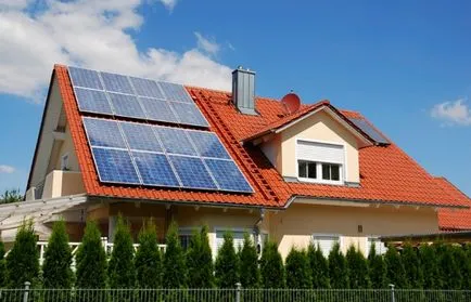 Слънчеви панели за отопление на частни къщи, ползите от системата на