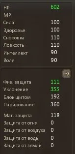 Статистика (характеристики) на героя в Aion - обща информация за света на Aion - статии за Aion - Aion
