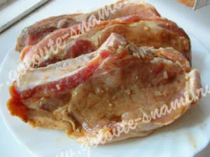 Carne de porc Cotlet cu os suculent, gatiti cu noi