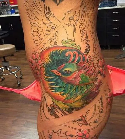 Tattoo főnix tetoválás érték, 23 fényképek, vázlatok