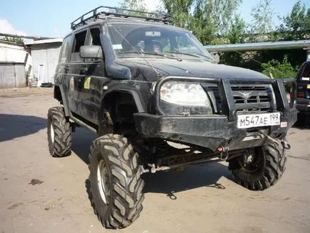 Tuning UAZ Patriot cu mâinile lor