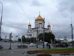 Ostozhenka улица в Москва на картата с номера на сгради