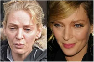 Uma Thurman smink nélkül