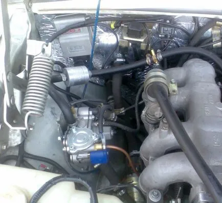 Instalarea HBO patra generație Volga GAZ 3110