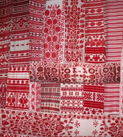 Украински украшение на Сватбени шарени кърпи