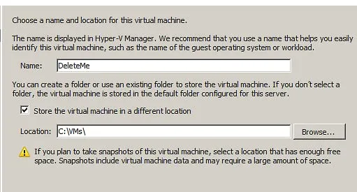 Visszaállítása virtuális gépek a Hyper-V - 2. rész, alexander kupchinetsky