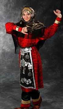 Femeie costum national Daghestan