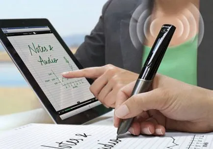 Vezeték nélküli toll ég wifi Smartpen származó Livescribe rögzíti közvetlenül az Evernote