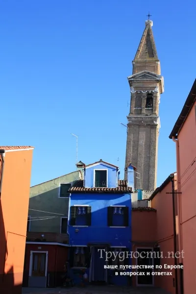 Burano (Veneția) explozie în fabrica de vopsea (cum să obțineți o fotografie) a articolului