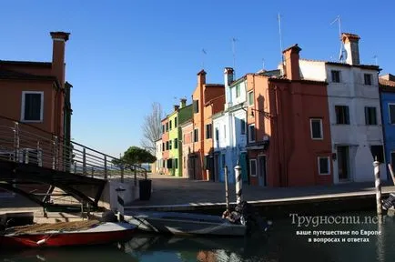 Burano (Veneția) explozie în fabrica de vopsea (cum să obțineți o fotografie) a articolului