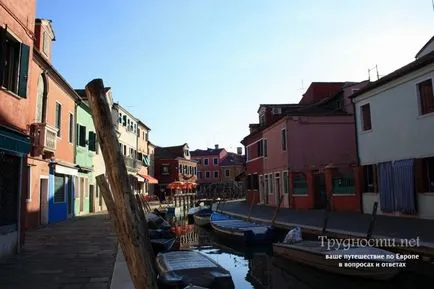 Burano (Veneția) explozie în fabrica de vopsea (cum să obțineți o fotografie) a articolului