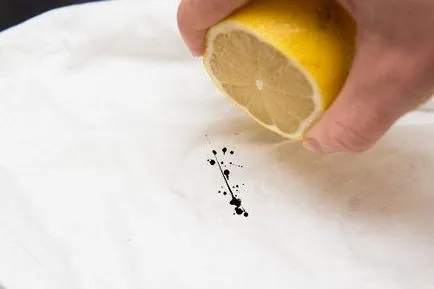 Hogyan mossa a tinta a tollból a ruhát ammónia, és nem csak a videók és fényképek