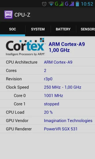 CPU-Z megmutatja a teljes információt a számítógép