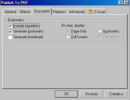 Corel felhívni a kiadvány pdf formátumban