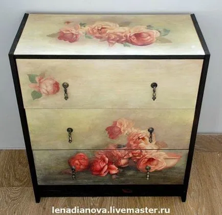 Decoupage a belső, háziasszony