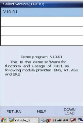 Diagnostic prin lansarea vehiculului x-431 diagun