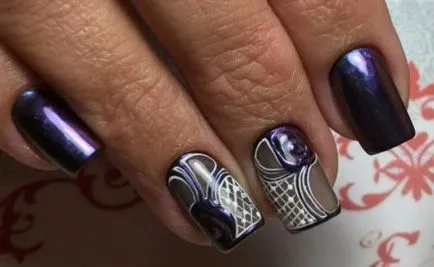 Nail Design Exclusive - fotó elegáns manikűr