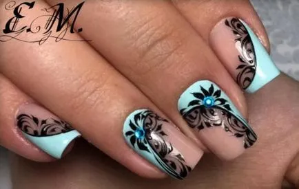 Nail Design Exclusive - fotó elegáns manikűr