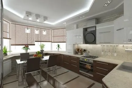 Кухня дизайн н 44тон с панорамен прозорец (42 снимки) как да направите свои собствени ръце, ръководство, снимки и видео уроци