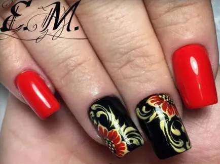 Nail Design Exclusive - fotó elegáns manikűr