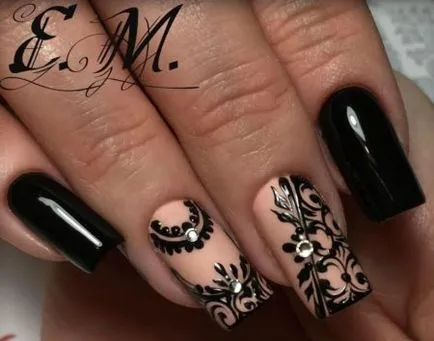 Nail Design Exclusive - fotó elegáns manikűr