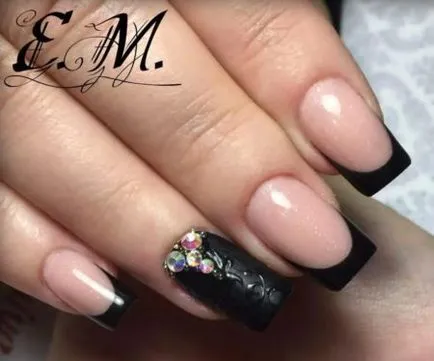 Nail Design Exclusive - fotó elegáns manikűr