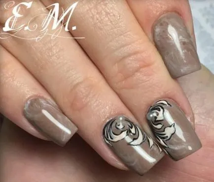 Nail Design Exclusive - fotó elegáns manikűr