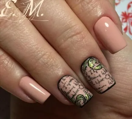 Nail Design Exclusive - fotó elegáns manikűr