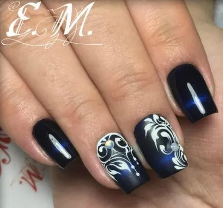 Nail Design Exclusive - fotó elegáns manikűr