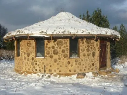 Къща на cordwood строителство със собствените си ръце - строителни технологии снимка