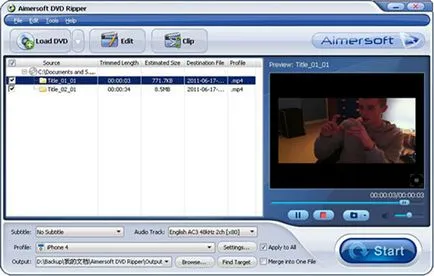 DVD Convertor MPEG - converti DVD la mpeg