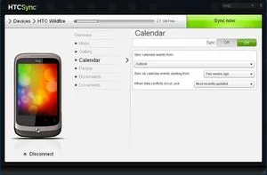 Sincronizare htc 3