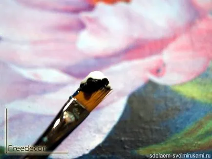 Utánzás festés spatula Natalia Maltseva, a kezüket - kreatív emberek