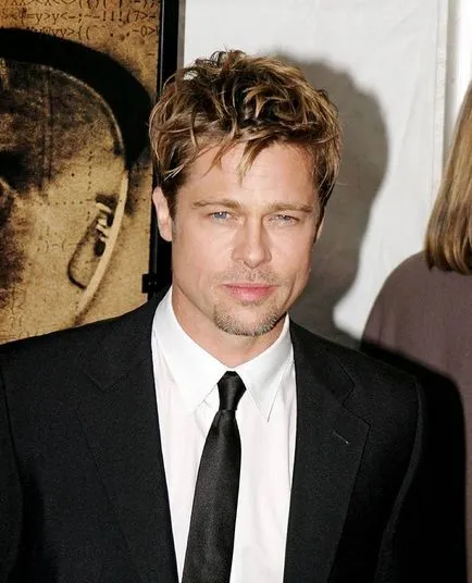 Az az elképzelés, férfi frizurák Brad Pitt