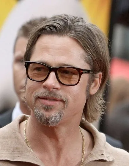 Az az elképzelés, férfi frizurák Brad Pitt