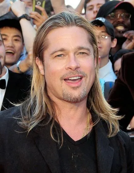 Az az elképzelés, férfi frizurák Brad Pitt