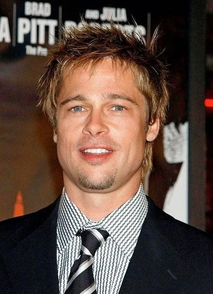 Az az elképzelés, férfi frizurák Brad Pitt